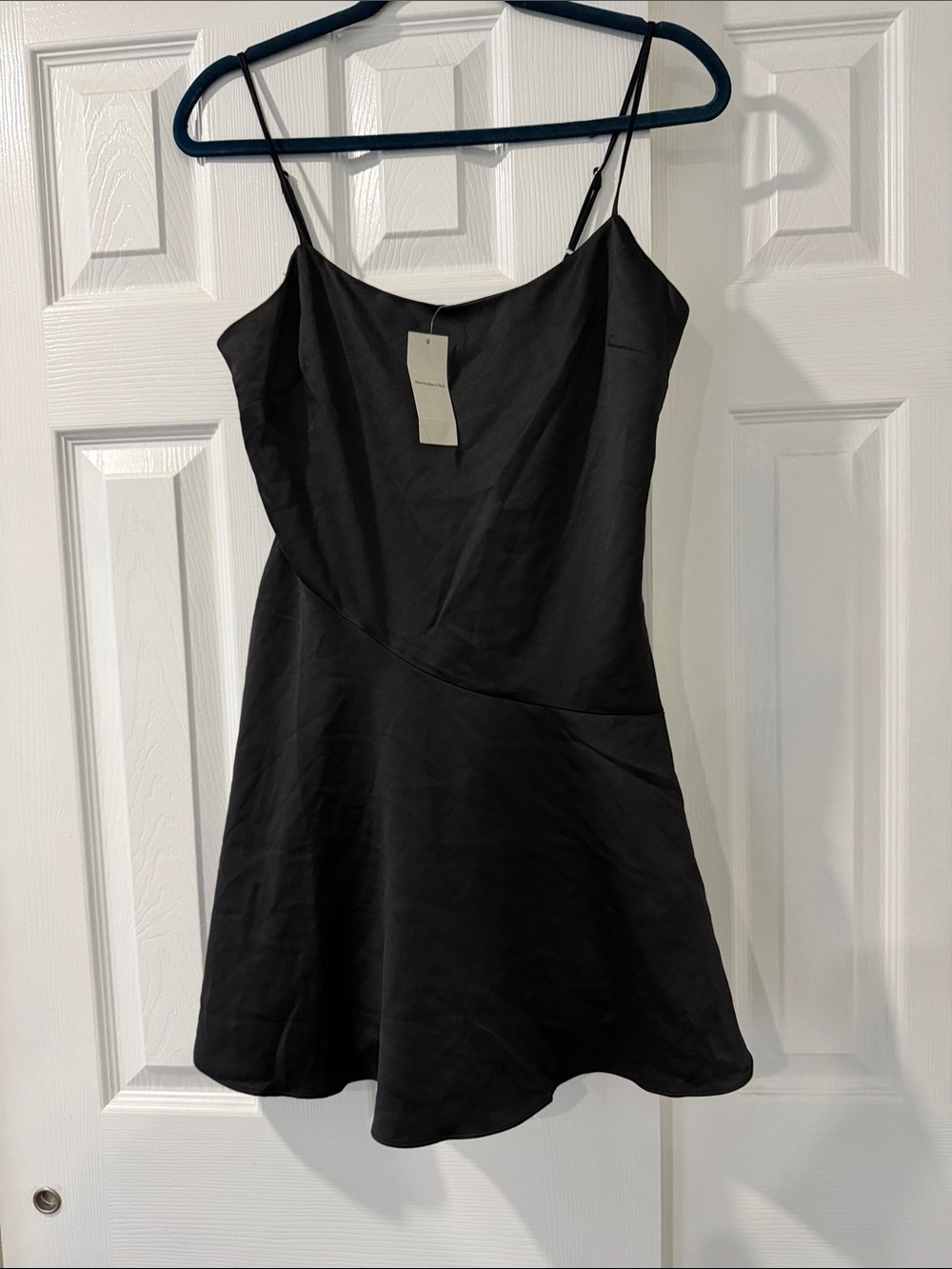 Abercrombie & Fitch Black Slip Camisole Dress